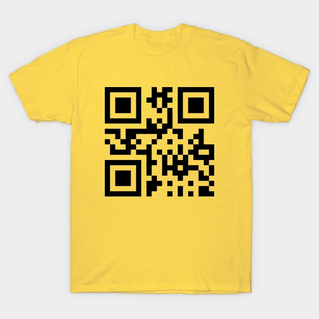 Smiling ☺ Happy Face -- QR Code T-Shirt by tinybiscuits